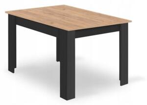 Zestaw stół prostokątny 120x80cm craft + 4 krzesła MARK czarne