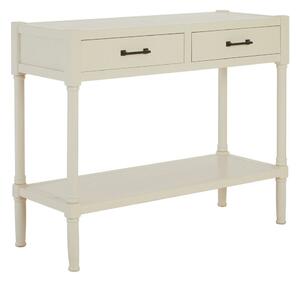 Biała konsola z litego drewna sosnowego 35x91 cm Heritage – Premier Housewares