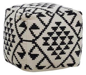 Czarno-biały puf Cefena – Premier Housewares