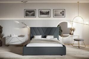 Podwójne łóżko tapicerowane 140x200 Orina 2X - 36 kolorów