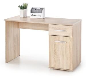 Młodzieżowe biurko z szafką i szufladą sonoma 120 cm | Umeblowana.com