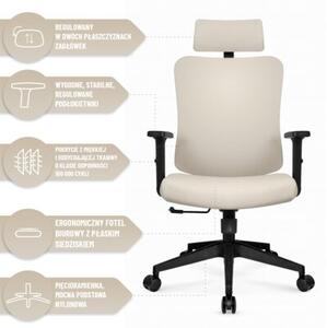 Fotel HELL'S CHAIR HC-1041 Beżowy