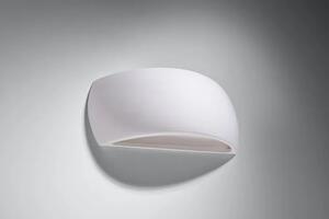 Biały ceramiczny kinkiet ścienny - EX716-Pontia