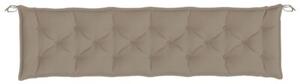 Poduszka na ławkę ogrodową, taupe, 200x50x7 cm, tkanina