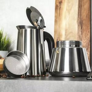 Kawiarka zaparzacz do kawy espresso 600ML 12 filiżanek indukcja gaz 1047