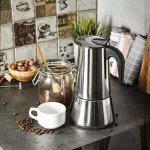 Kawiarka zaparzacz do kawy espresso 600ML 12 filiżanek indukcja gaz 1047