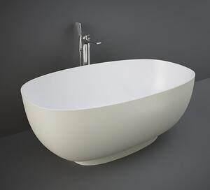Rak Ceramics Rak Cloud wanna wolnostojąca 140x75,3 owalna beżowa mat CLOBT14075505