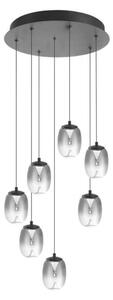 Lampa wisząca LED Azzardo Pamela 11 Round AZ6270 35W dymiona – nowoczesne oświetlenie do salonu i jadalni
