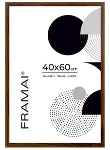 Brązowa ramka na zdjęcia w rozmiarze 40x60 cm FRAMAI®