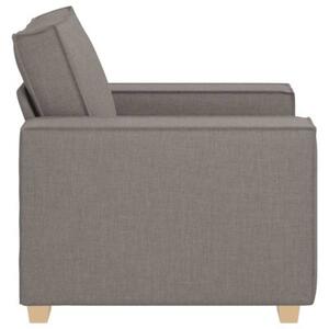 Sofa fotel taupe 100x78x84 cm tkanina