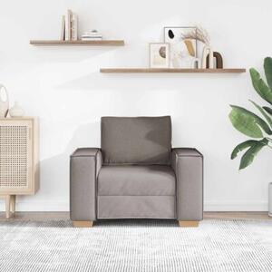 Sofa fotel taupe 100x78x84 cm tkanina