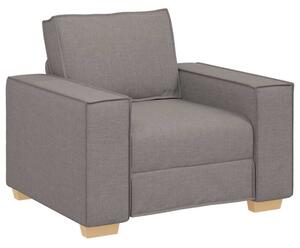 Sofa fotel taupe 100x78x84 cm tkanina