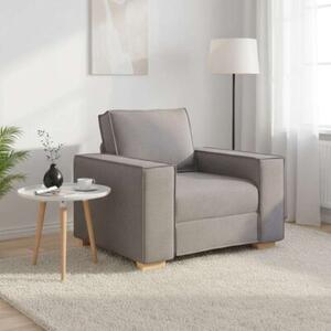 Sofa fotel taupe 100x78x84 cm tkanina