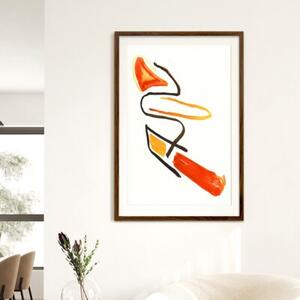 Brązowa ramka na zdjęcia w rozmiarze 40x60 cm FRAMAI®