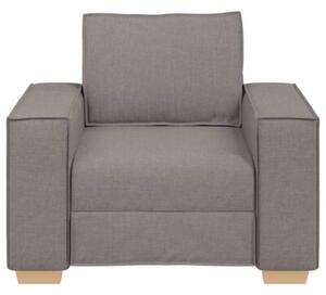 Sofa fotel taupe 100x78x84 cm tkanina