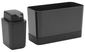 Organizer do zlewu z dozownikiem BRABANTIA 302602 Sink Side Ciemnoszary