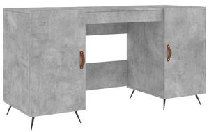 Biurko, szaroÅÄ betonu, 140x50x75 cm, materiaÅ drewnopochodny