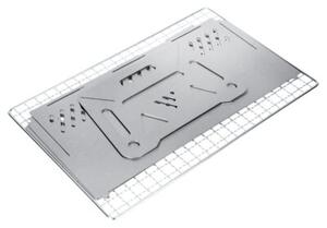 Grill węglowy stalowy składany 21x16,5x12,5 cm