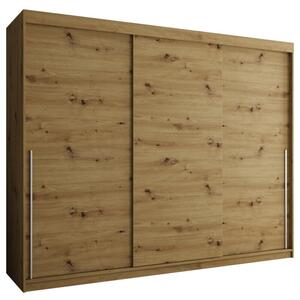 Szafa przesuwna Garderoba SIMA T 250 artisan + u. srebrny