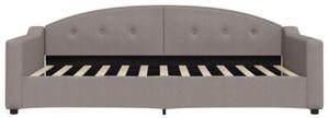 Sofa rozsuwana, kolor taupe, 100x200 cm, tkanina