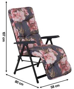 Fotel ogrodowy PATIO Lena Plus Black Edition A098-01IB