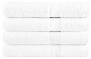 Ręczniki premium, solund, 4 szt., białe, 80x200 cm, 600 g/m²