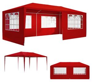 Namiot imprezowy NEAPOL, 3x6m, czerwona Jurhan