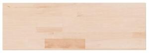 Półka, 60x20x2,5 cm, surowe lite drewno dębowe