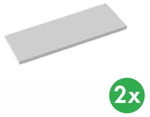 Dodatkowe półki do szaf metalowych, 920x400 mm, szare, 2 szt