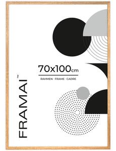 Dębowa ramka na zdjęcia w rozmiarze 70x100 cm FRAMAI®