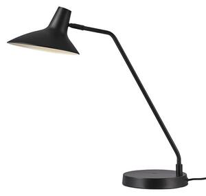 Elegancka lampka biurkowa Darci - DFTP - szeroki, regulowany klosz