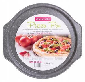 Forma blacha do pieczenia pizzy taca z powłoką marmurkową 33cm KAMILLE