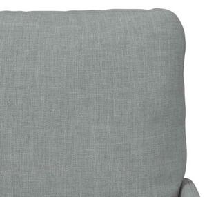 Nowoczesna sofa w minimalistycznym stylu jasnoszara