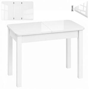 Stół 60x100 cm prostokątny rozkładany, blat zaowalony 1,8 cm, nogi i calgi Drewniane „ Kwadratowe ” I ArtDHome