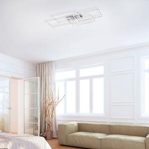 JUST LIGHT. GmbH Lampa sufitowa LED Iven, Dime, stal, 95x51,5cm