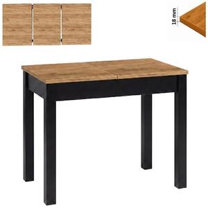 Stół 60x80/130 cm prostokątny rozkładany, blat do kantu 1,8 cm, nogi i calgi Drewniane „ Kwadratowe ” I ArtDHome
