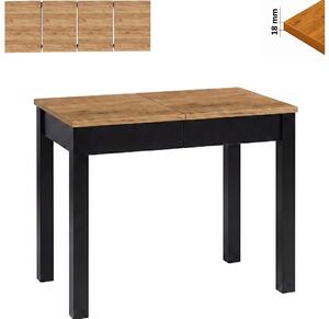 Stół 60x80/180 cm prostokątny rozkładany, blat do kantu 1,8 cm, nogi i calgi Drewniane „ Kwadratowe ” I ArtDHome