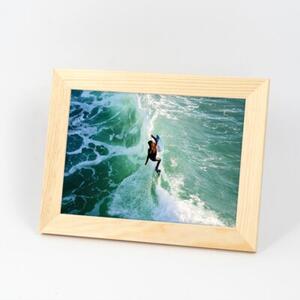 Ramka na zdjęcia 13x18 cm z drewna surowego sosnowa ramka DIY FRAMAI®
