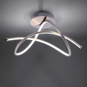 JUST LIGHT. GmbH Dynamicznie wygięta lampa sufitowa LED Violetta