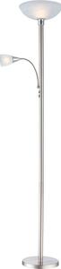 Lampa podłogowa LED Globo BLADE 58931LED satyna szkło 178 cm 3000K z wyłącznikiem
