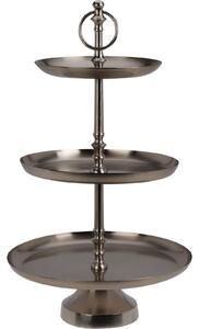 Metalowa patera 3 poziomy, 50 cm