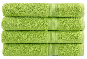 Ręczniki premium solund, 4 szt., zielone, 80x200 cm, 600 g/cm²