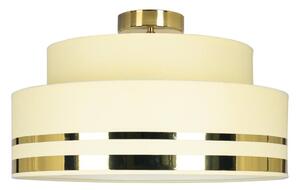 HEXE Plafon TAMI 1xE27/60W/230V beżowy/złoty HX0276