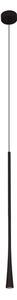 MAXLIGHT MAXLIGHT P0373 - LED Żyrandol na lince COFFEE LED/7W/230V śr. 3 cm czarny MA0015