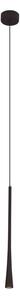 MAXLIGHT MAXLIGHT P0372 - LED Żyrandol na lince COFFEE LED/7W/230V śr. 3 cm czarny MA0014