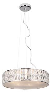 MAXLIGHT MAXLIGHT P0236 - Żyrandol na lince DIAMANTE 5xG9/42W/230V śr. 38 cm chrom MA0024