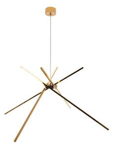 MAXLIGHT MAXLIGHT P0457 - LED Żyrandol na lince SPIDER LED/33W/230V złoty MA0112