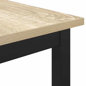 Nowoczesna ławka jadalna w stylu minimalistycznym, kolor sonoma