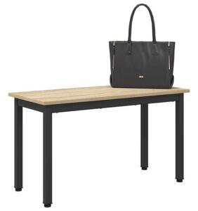 Nowoczesna ławka jadalna w stylu minimalistycznym, kolor sonoma