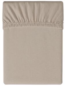 Prześcieradło Jersey cappuccino 90 x 200 cm